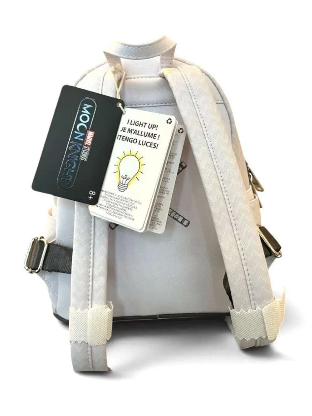 Loungefly Marvel C2E2 Moon Knight Mr Knight Cosplay Light Up Mini Backpack NWT